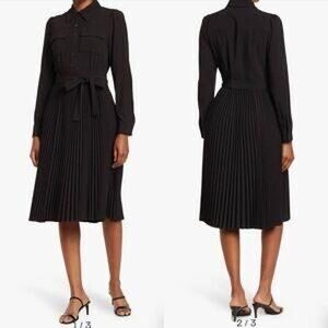 Elie Tahari Black Long Sleeve Dress